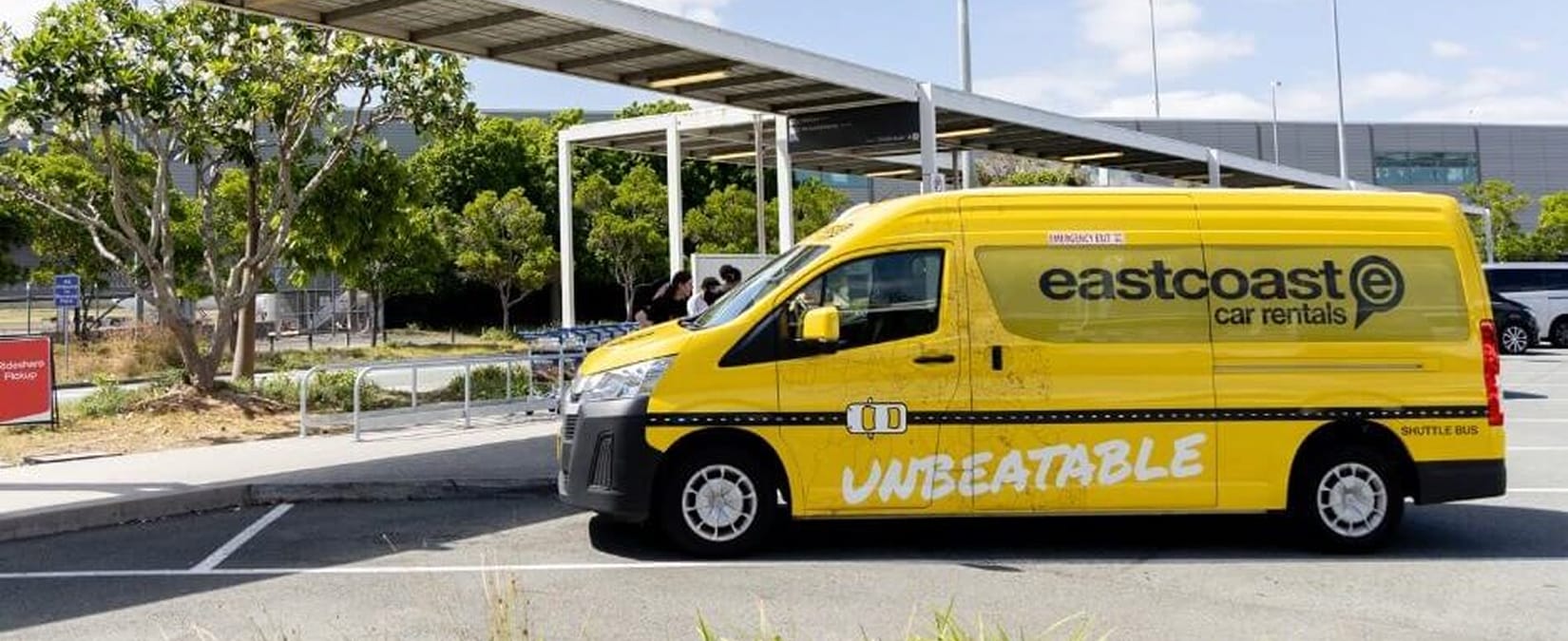 East Coast Car Rentals shuttle bus at Brisbane Airport (BNE)